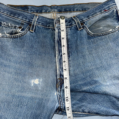 Levis 501 Vintage Y2K XX Straight Leg Jeans 90s Blue Med Wash 34x32 Act 31x31