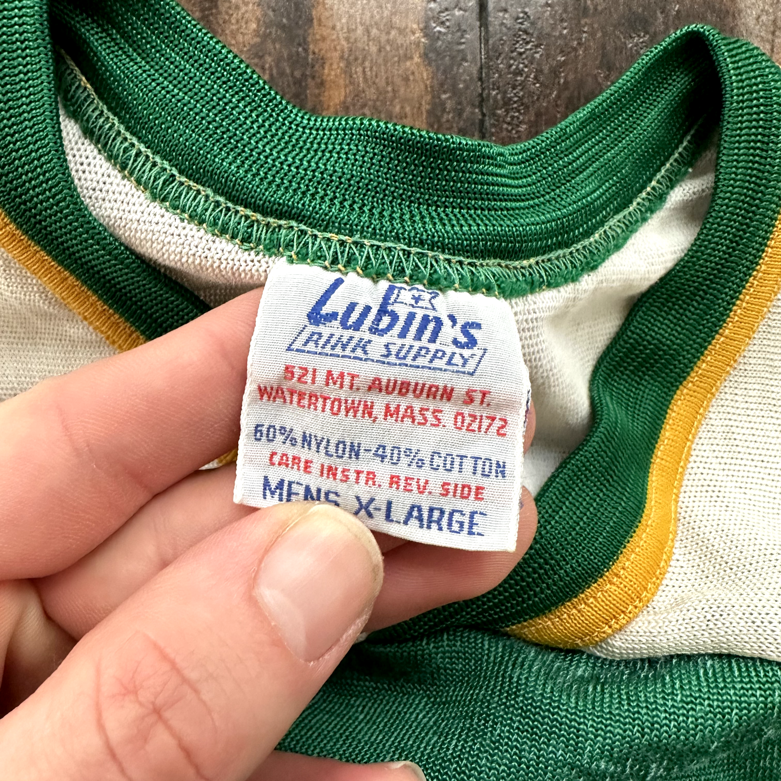 Vintage 1950's Lubins Rink Supply Football Champion Jersey Oregon USA 50s 60s
