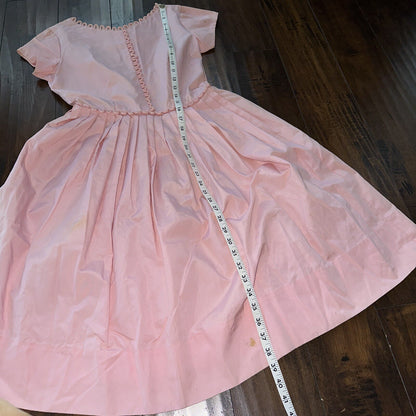Vintage USA Rockabilly Womens Dress Pattern Pink 60s 70s Sanforized Princess