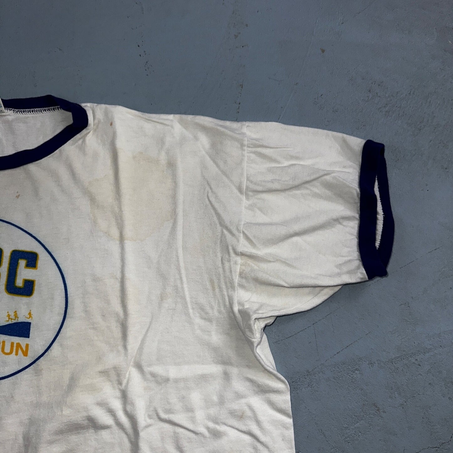 Oregon Champion 80s Ringer ORRC Run VTG T Shirt 1980s Sun Fun Graphic XL Cool