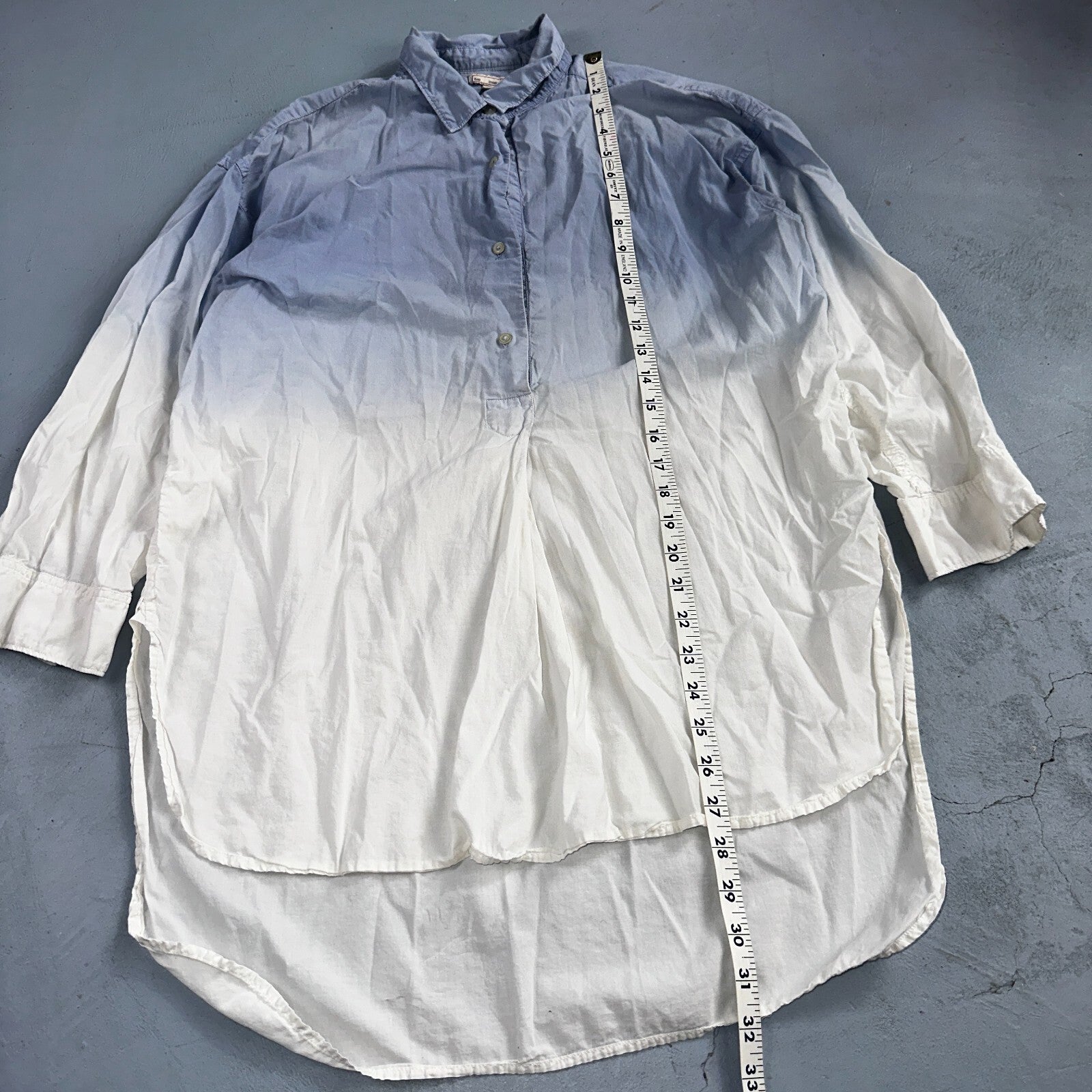 Gap Shirt Womens Size S Blue Striped Short Sleeve Button Up Designed Crafted