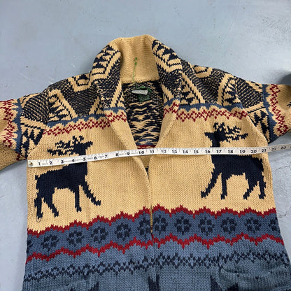 Polo Ralph Lauren Vintage 90s Hand Knit Polo Country Jacket Cardigan Small Shawl