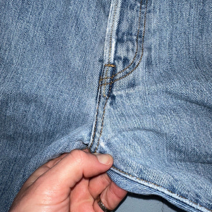 Levis 501 Vintage Y2K XX Straight Leg Jeans Blue Light Wash 34x32 Act 34x31