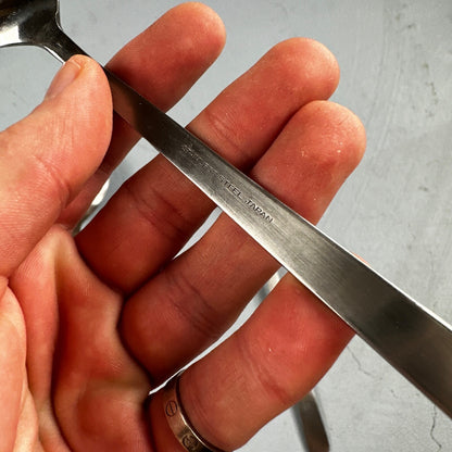 Towle Lauffer  MAGNUM  JAPAN 18/8 Satin Stainless Flatware Lot of 3