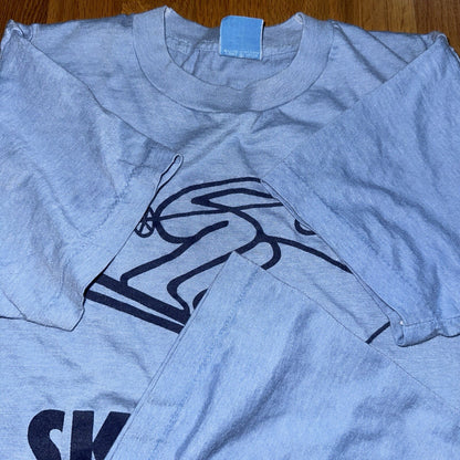 Ski Taif Rare VTG Screen Stars T Shirt 1970s 70s 80s Blue Sports Training Snow