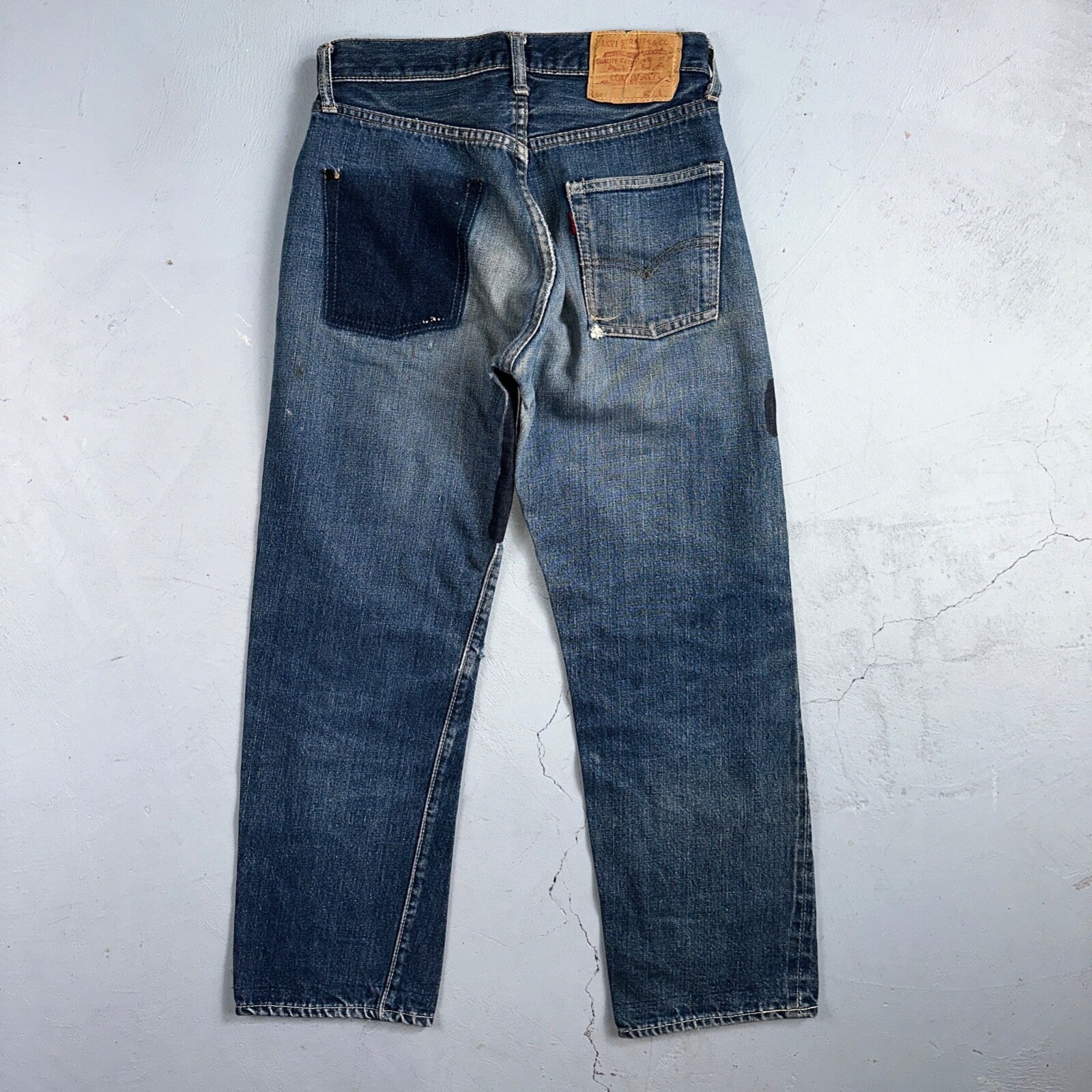 Levis 501 Big E Vintage 60s Redline Selvedge USA XX 1960s Jeans 66 Act 26x24