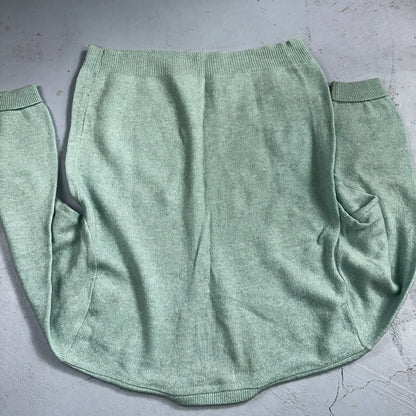 Lord Jeff Hampshire VTG 50s Knit XL Teal Green 1950s 60s Rockabilly Wool