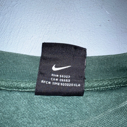 Nike Oregon Ducks Football Sweatshirt M VTG Center Swoosh Crewneck Green Y2K