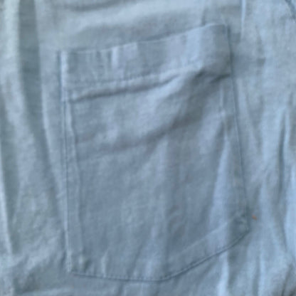 Blank 1970s Blue Vintage T Shirt Simple Essential Single Stitch Rare Lot Rap 1