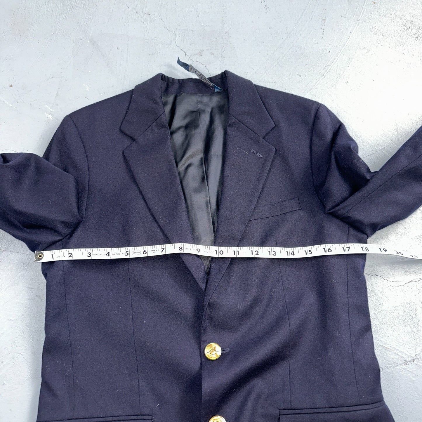 Women's Vintage Polo Ralph Lauren Blazer Jacket Made in Italy Sz 16 Wool 80s