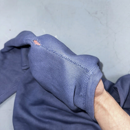 VTG Double V Sweatshirt 40s 50s 1940s Faded Blue Crewneck Boxy Rockabilly 1950s