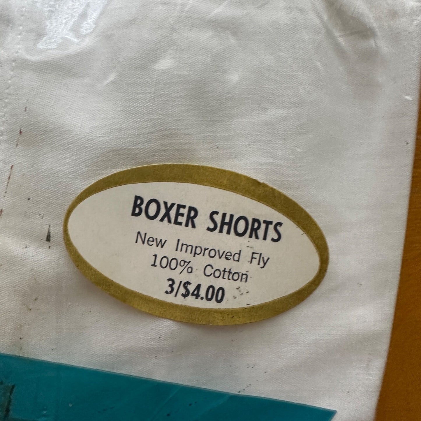 VTG 1960's Mens Hanes Boxer Shorts Underwear 3 Pack Size 30 Deadstock NOS 60s