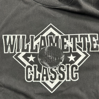 Oneita Willamette Classic VTG T Shirt Baseball Sports Salem Oregon College USA