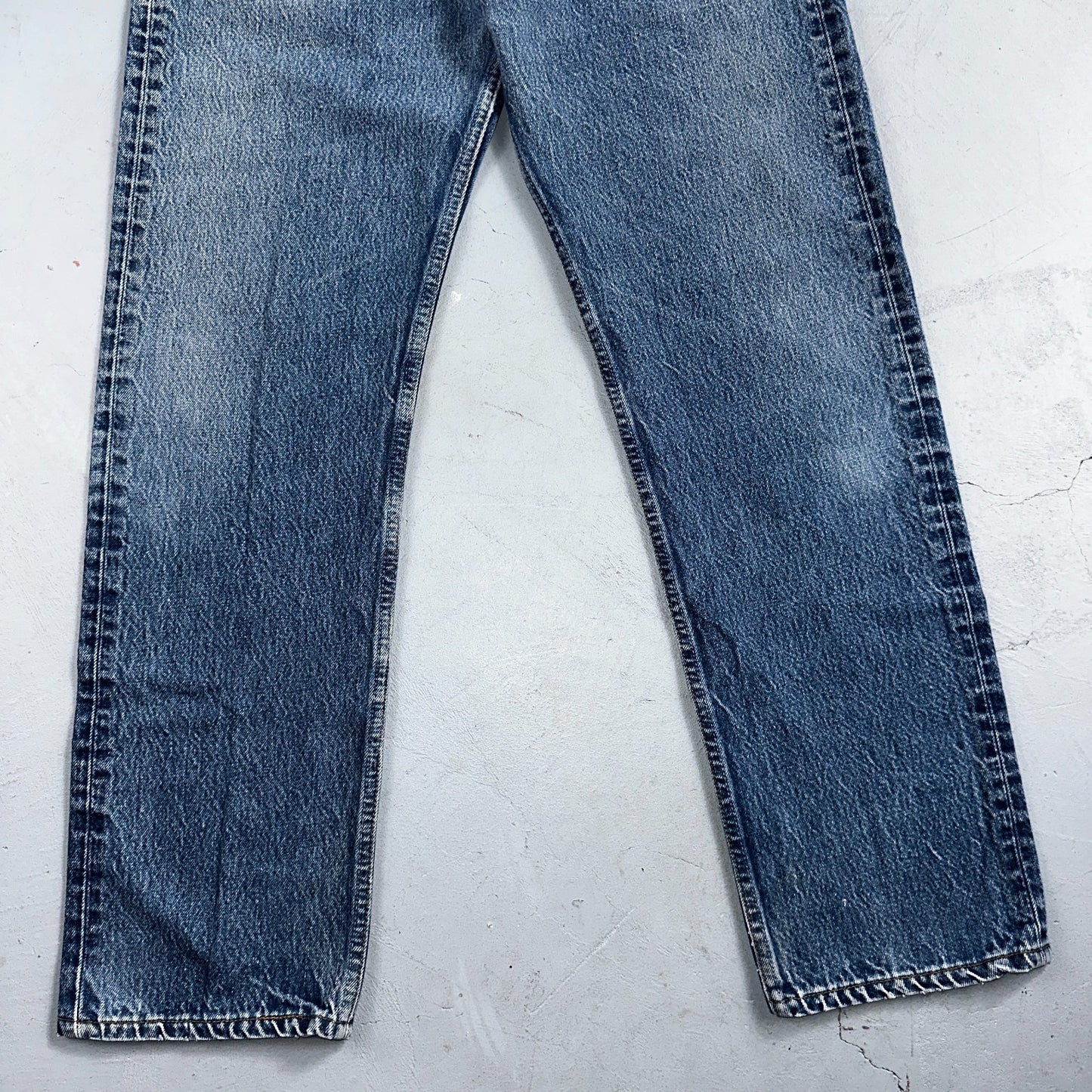 Levis 501 Vintage 90s USA XX Straight Leg Jeans Blue Med Wash 35x34 Act 32x30