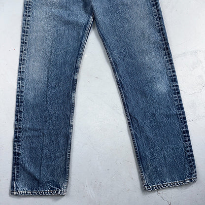 Levis 501 Vintage 90s USA XX Straight Leg Jeans Blue Med Wash 35x34 Act 32x30