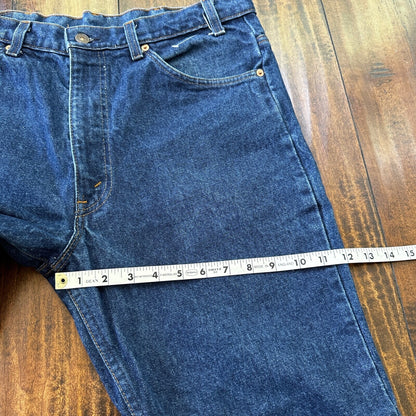 Levis 517 Vintage 80s USA Orange Tab Bootcut Flare Blue Jeans 36x33 Act 34x29