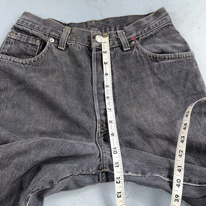 Levis 501 Vintage 80s USA XX Straight Leg Jeans Womens Faded Grey Wash Act 26x31