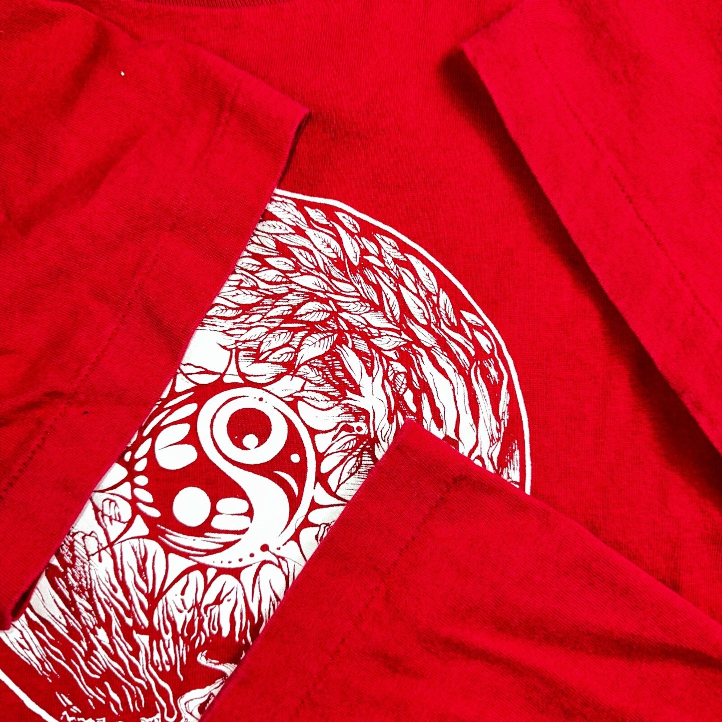 Survival Lines Earth VTG T Shirt Hippie Anvil Band Promo Trip 90s 2XL Tree Music