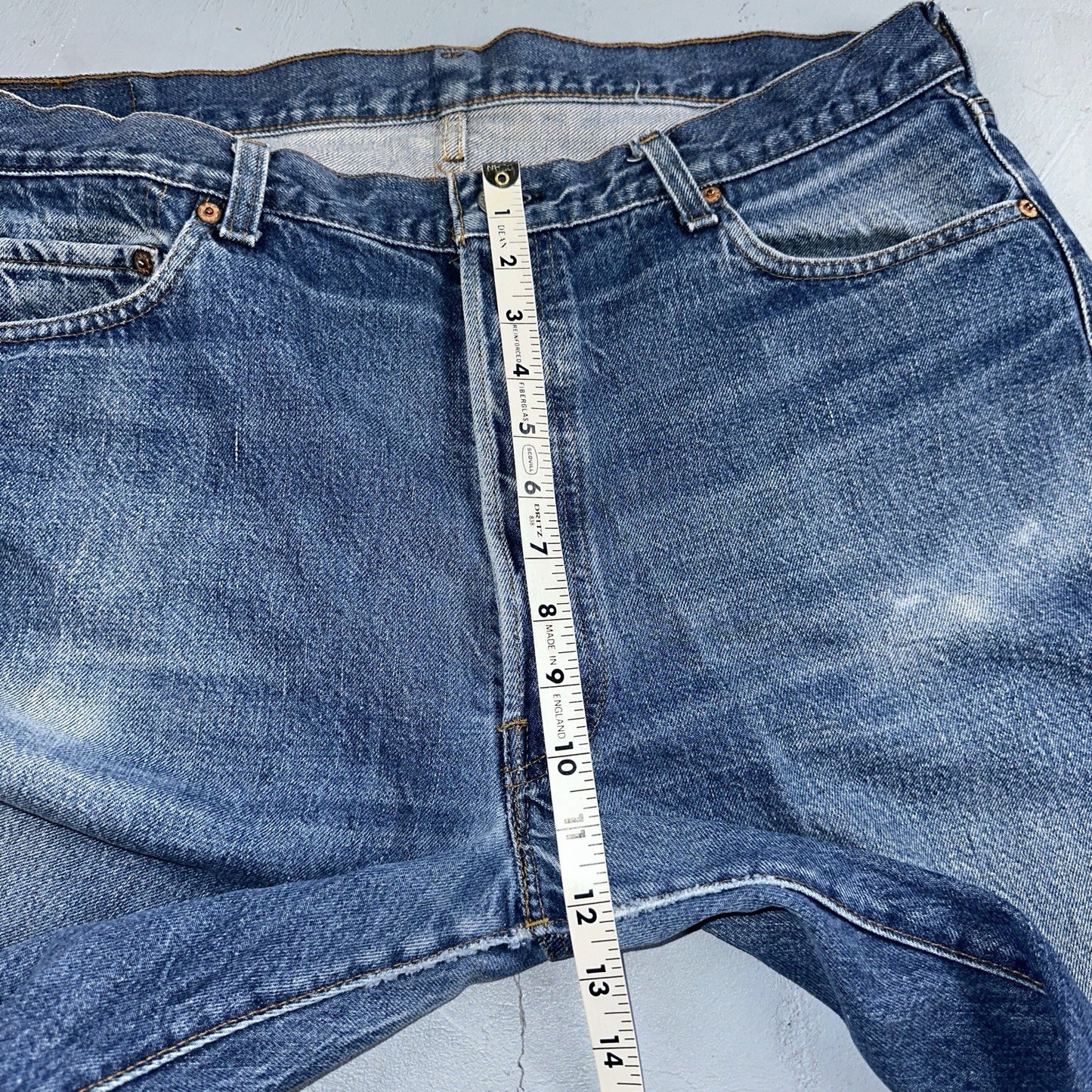 Levis 501 Vintage 80s Redline Selvedge USA XX Jeans Med Wash 40x36 Act 36x32