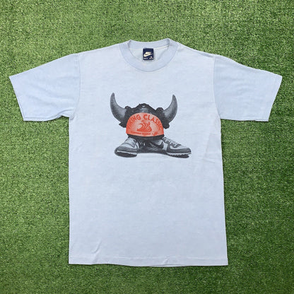 Nike Vintage T Shirt Mens M Viking Classic Oregon 80s Blue Tag Jordan Sneakers