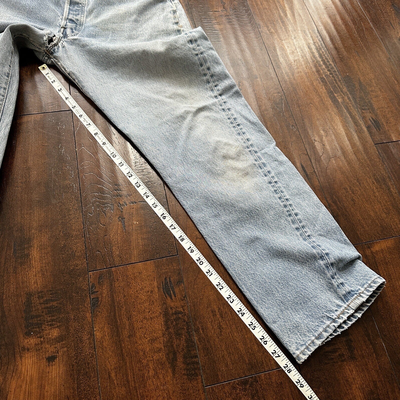 Levis Vintage 80s Redline Selvedge USA 501 XX Jeans 66 70s 36x32 Act 32x28