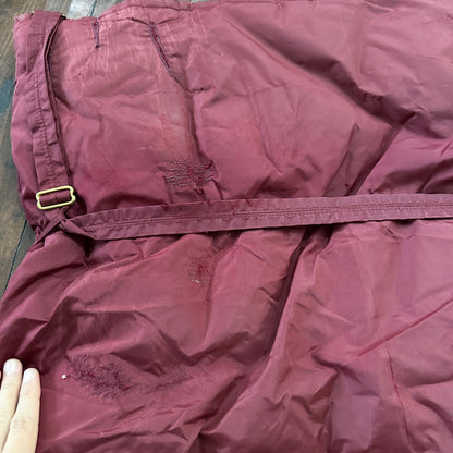 Vintage 1960s Goose Down Alp Sport Jacket L Ski Parka Coat Red Talon zip Bauer