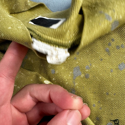 Penguin T-Shirt VTG Grand Slam Munsingwear 60s Green Paint Splatter Thrashed