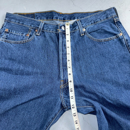 Levis 501 Vintage Y2K Columbia Straight Leg Jeans 36x34 90s Med Wash Act 35x34