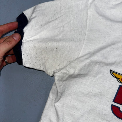 Indianapolis 500 70s Ringer VTG T Shirt 1970s Rare 33 Race Car Racing Motor