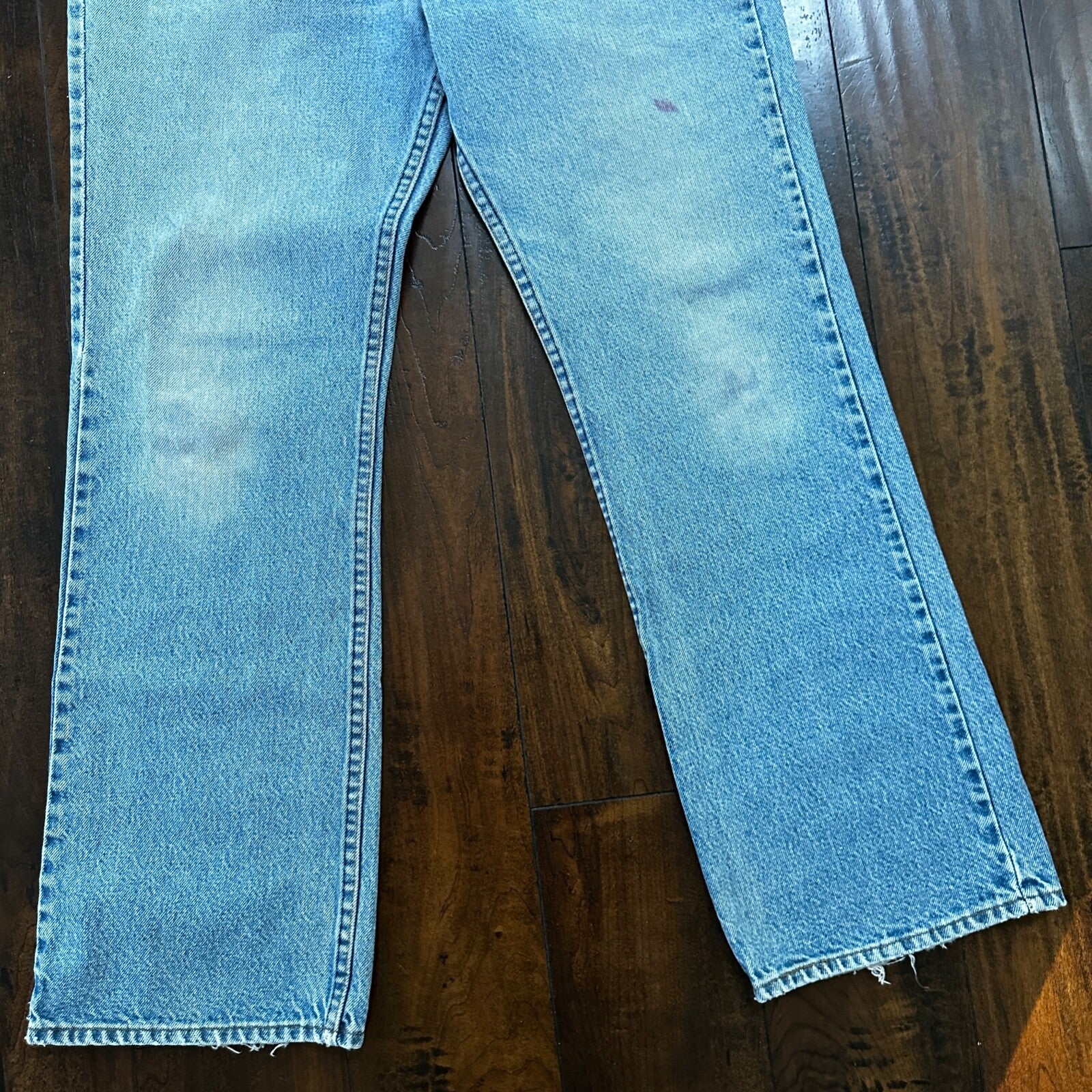 Levis 517 Vintage 80s USA Orange Tab Bootcut Flare Blue Jeans 34x31 Act 32x29