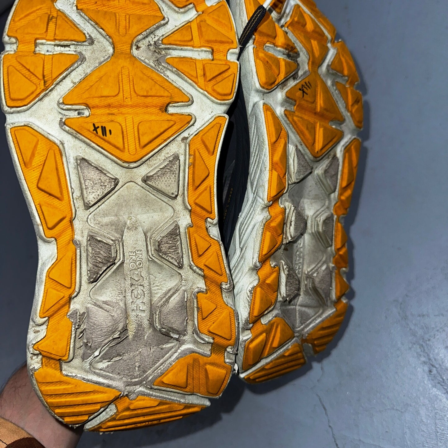 Hoka One One Mens Stinson ATR 6 1110506 OBSF Black Running Shoes Sneakers Sz 8