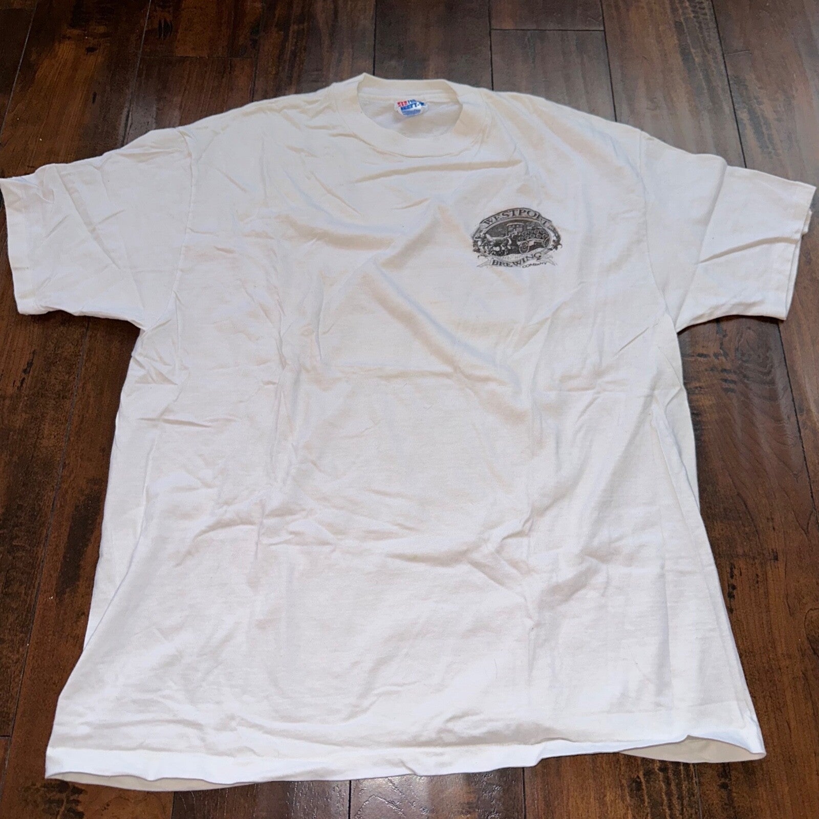 Westport Brewing Company Hanes XL Beefy Vintage T Shirt Single Stitch PDX