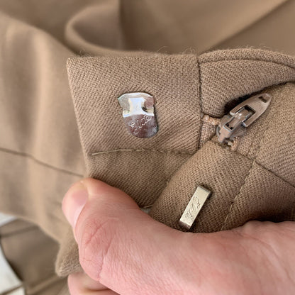 Vintage USA Talon Nordstrom Hunting Field Pants 34x28 Khaki Brown 60s Trouser