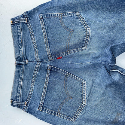Levis 501 VTG 70s SS Redline Selvedge Jeans XX Med Wash 27x31 Tailored Altered