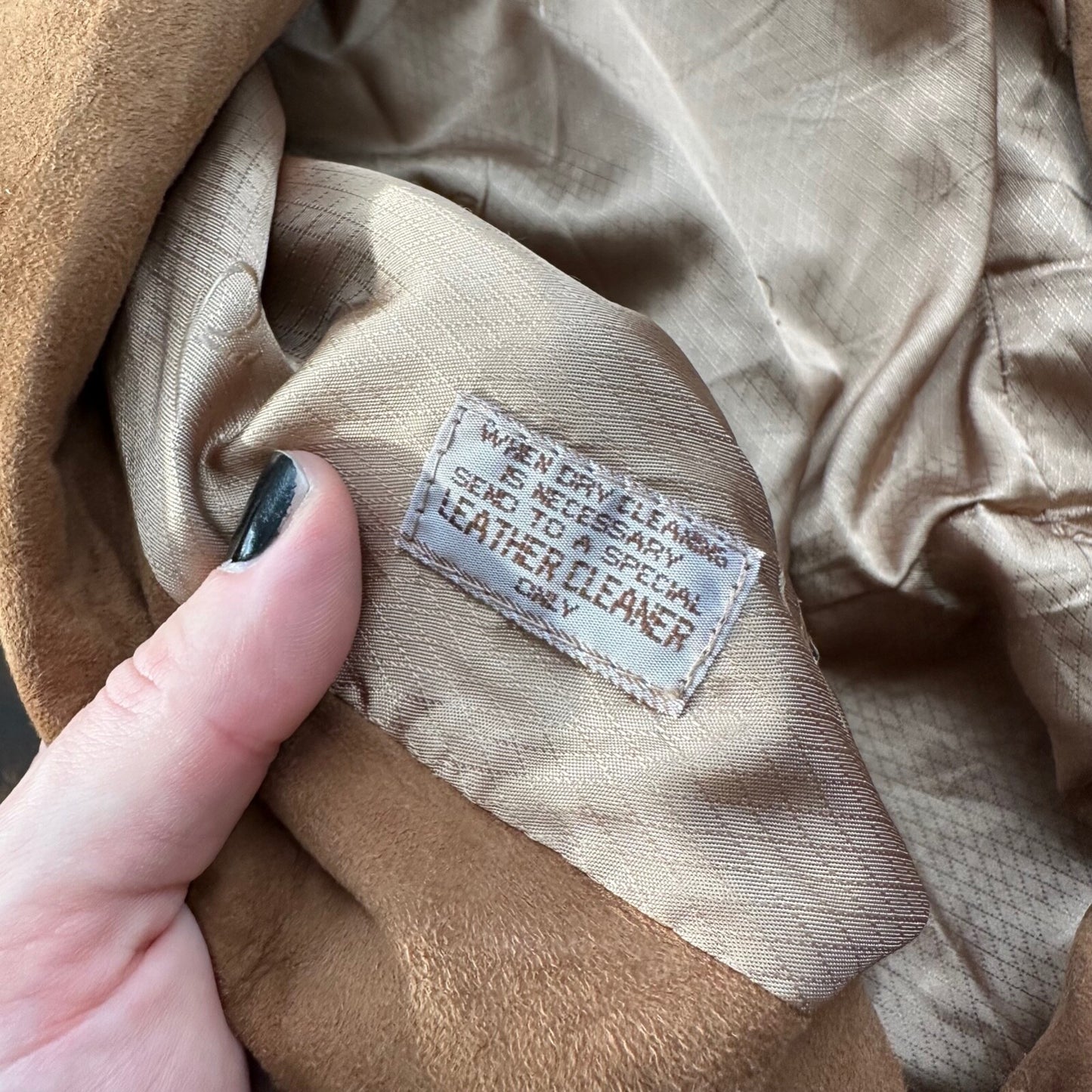 Remy Vintage Brown Suede Leather Jacket Blazer 42 80s 70s Winter Cool Rockabilly