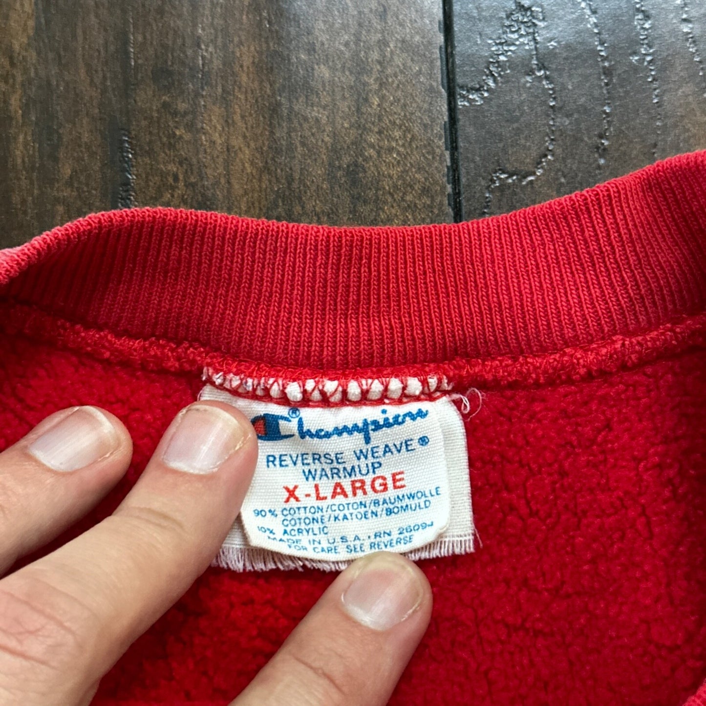 VTG Champion 80s OSD USA Reverse Weave Sweatshirt XL 90s South Dakota College