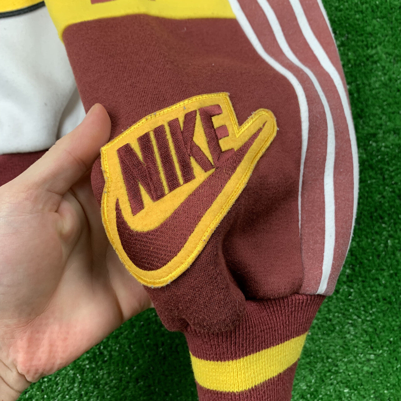 Nike Vintage Sweatshirt T Shirt NFL Skyline 80s Football Redskins Washington 90s