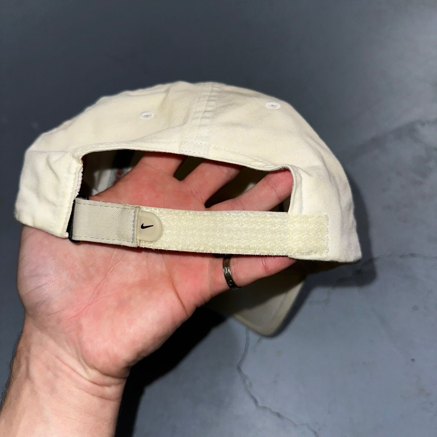 Nike Vintage Hat Cap Strap Back Swoosh Mesh Panel Tailwind Mens 90s Air Max