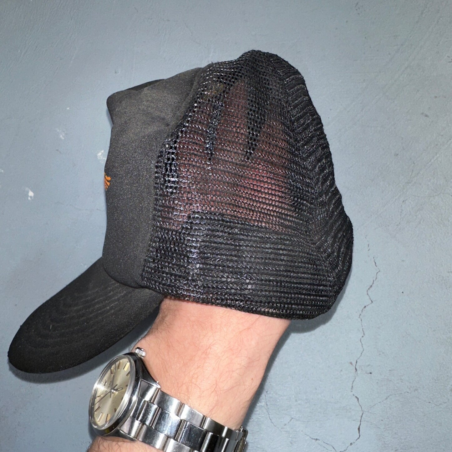 Vintage 1980’s Harley Davidson Motorcycles Snapback Foam Trucker Hat USED HEAVY