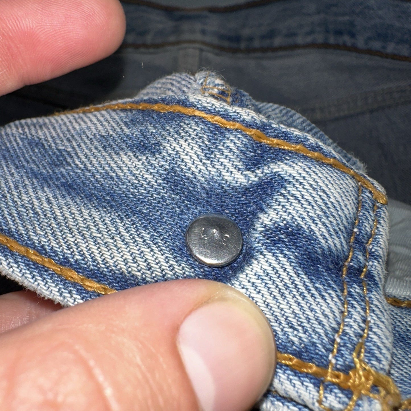 Levis 501 Vintage 90s Y2K XX Straight Leg Jeans Blue Med Wash 34x32 Act 33x31