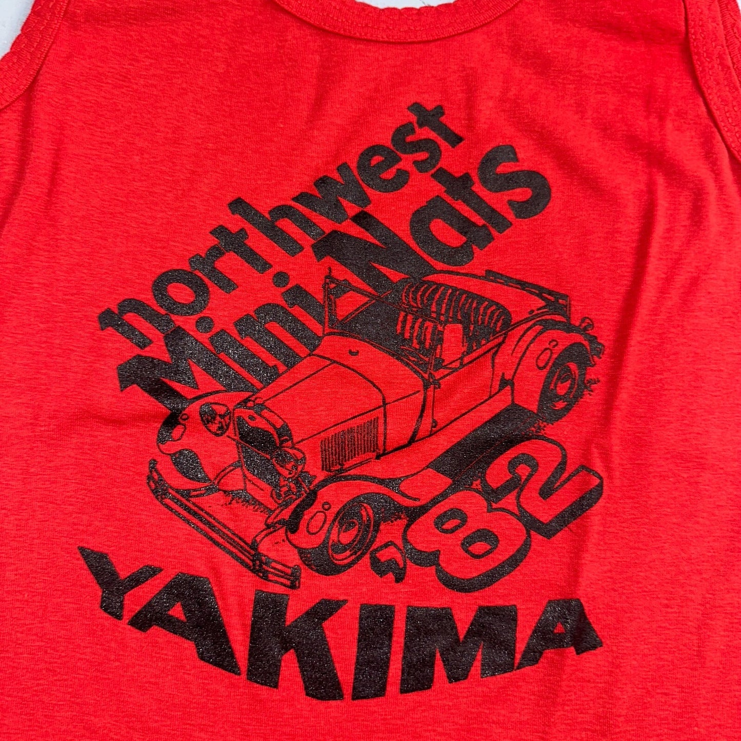 Yakima Northwest Mini Nats VTG T Shirt Tank Top Robin Ross Flowers Womens Racing