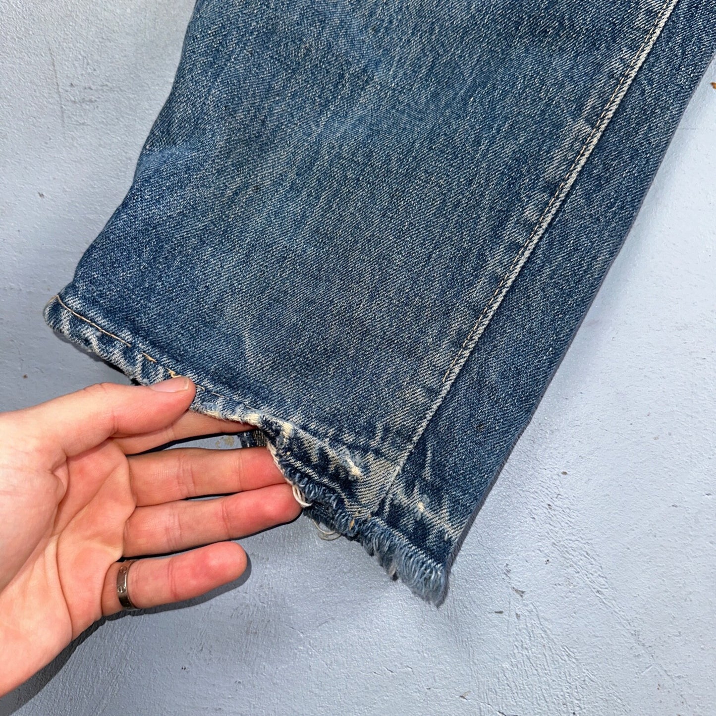 Levis 505 Big E Vintage 60s Redline Selvedge USA XX 1960s Jeans 501 Act 28x26