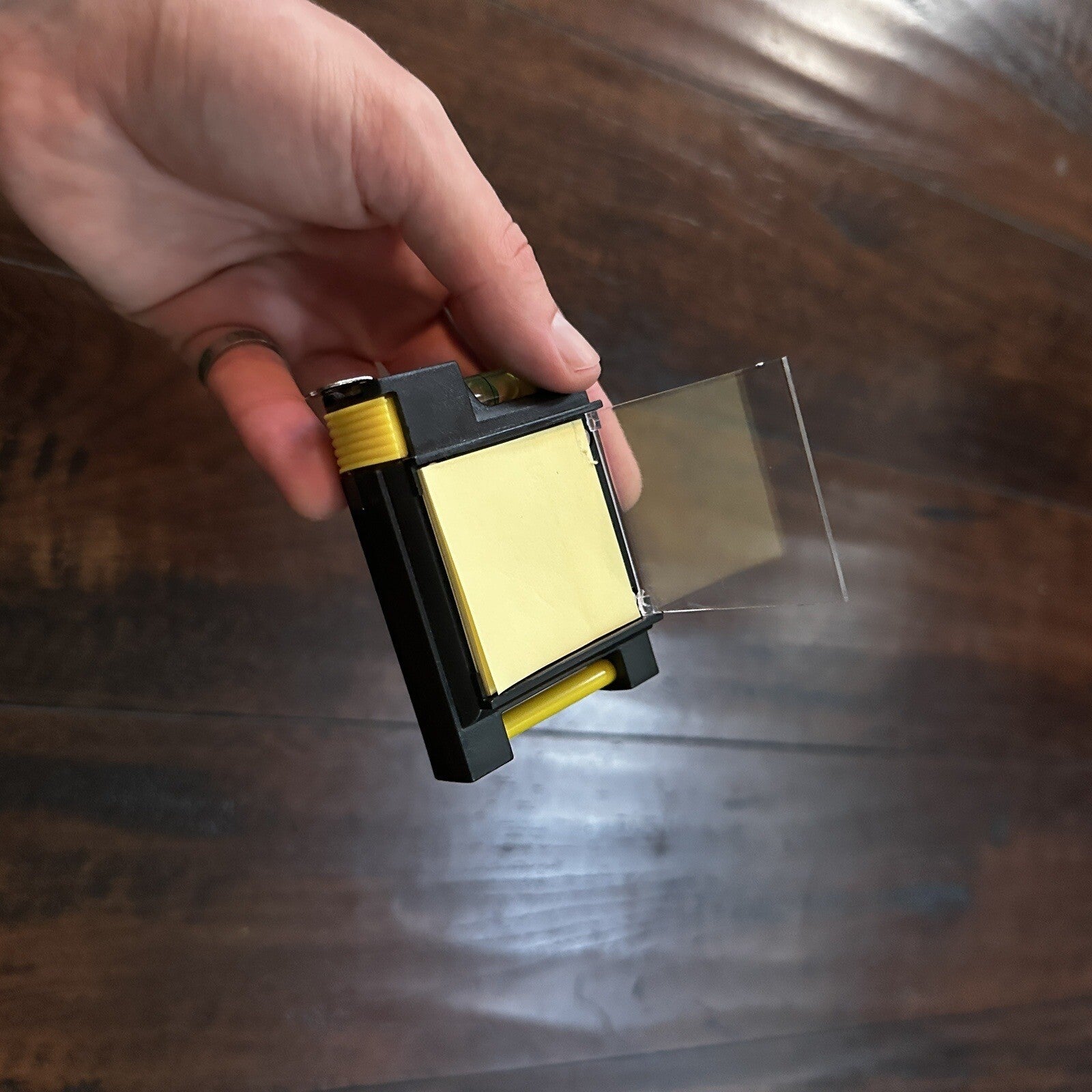 Tape Measure With A Level And Small Pad Paper Vintage CM Old School Cute Spirit