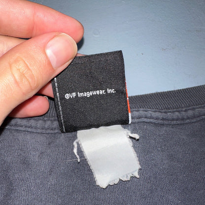 Harley Davidson Eugene Oregon VTG T Shirt Doyles Grunge Faded Black Y2K USA