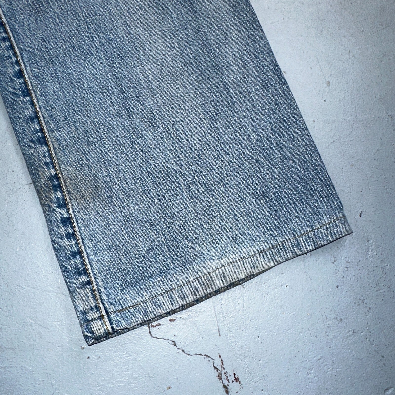 Levis 501 Vintage Y2K XX Straight Leg Jeans Blue Light Wash 34x34 Act 35x30