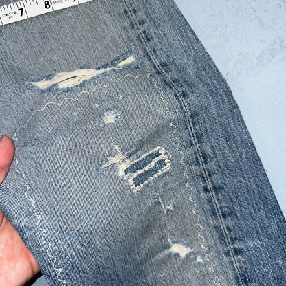 Vintage LEVIS 505 Jeans Big E 1960s Denim 30x26 USA 60s 501 502 Talon Zipper