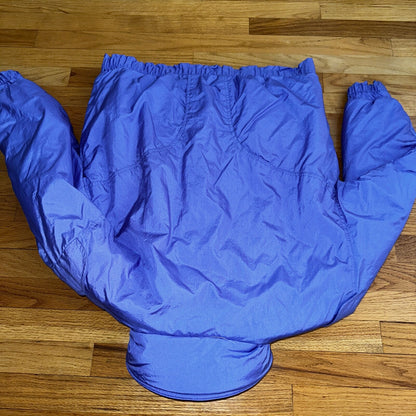 Vintage Forte Puffer Jacket Snow Ski Purple 80s Mock Collar Woman's Sz 10