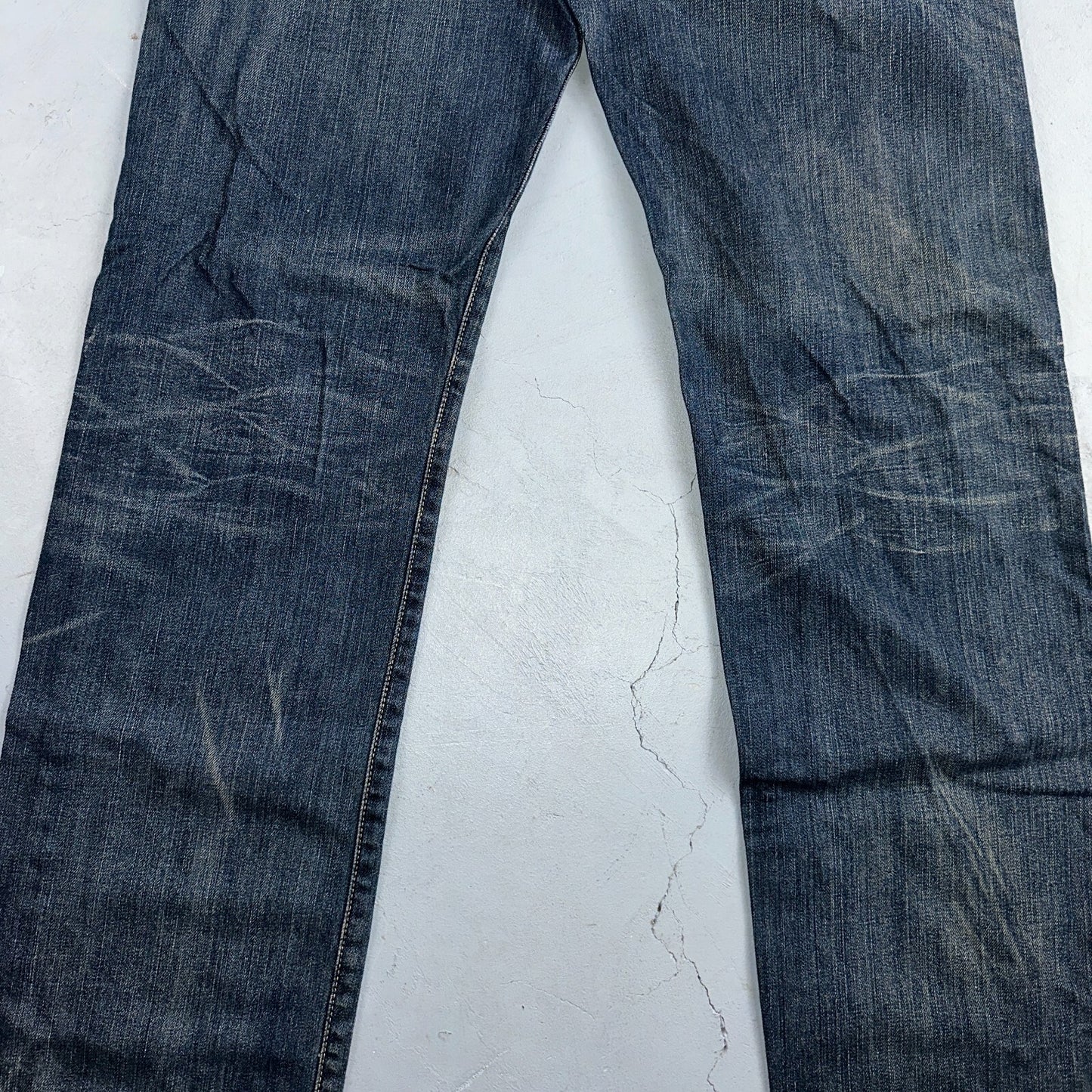 Levis 501 Vintage 90s XX Straight Leg Jeans Y2K Blue Med Wash 34x36 Act 33x35