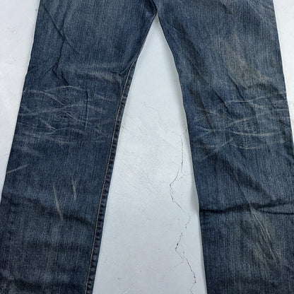 Levis 501 Vintage 90s XX Straight Leg Jeans Y2K Blue Med Wash 34x36 Act 33x35