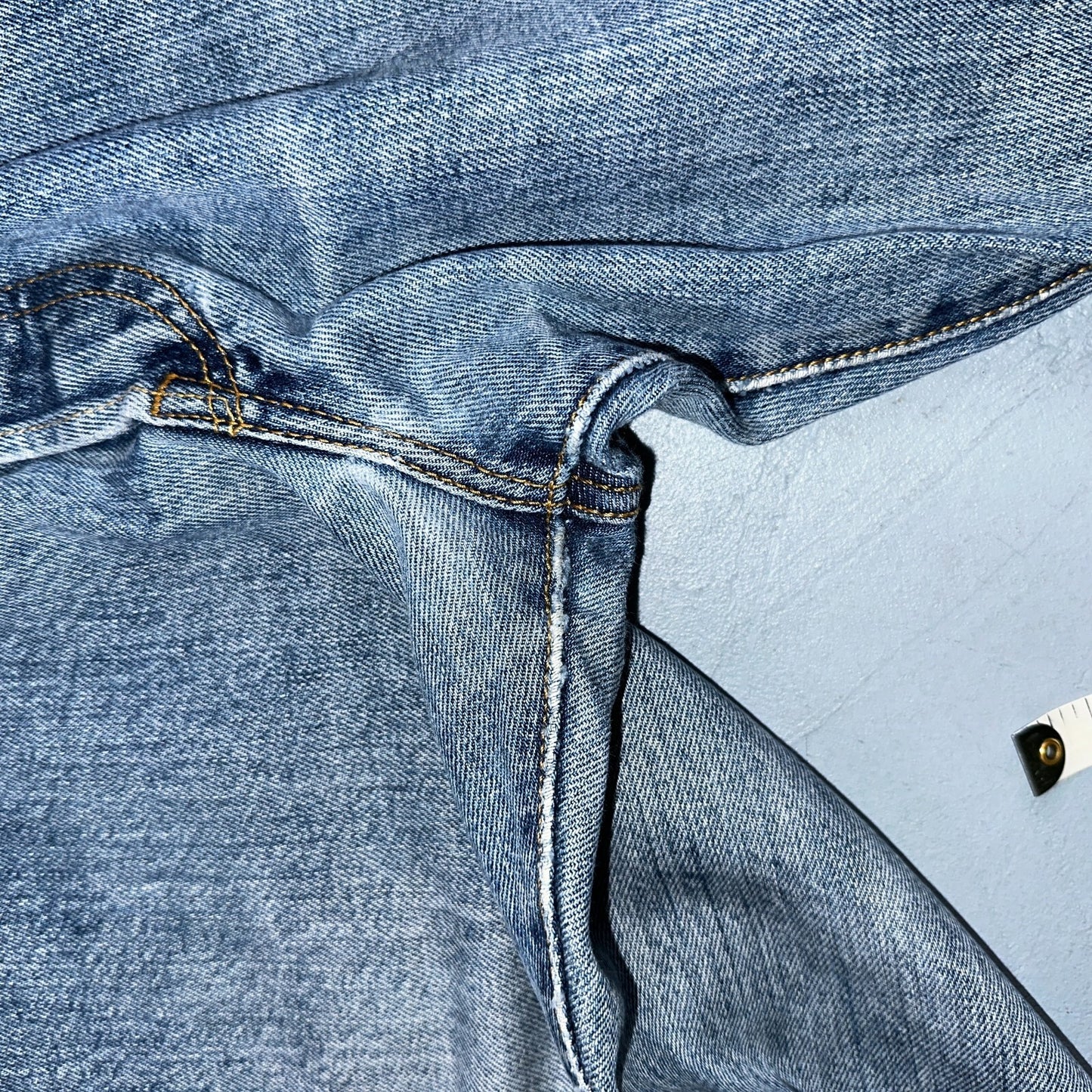 Levis 501 Vintage 90s XX Straight Leg Jeans Y2K Light Wash 38x32 Act 38x32